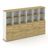 Concept Шкаф 6 узких секций, 4 ниши CN.STU-461 W 2500*4