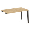 Onix Wood Стол-приставка OW.SPR-3.8 Тиквуд Светлый/Дуб Темный/Металл Антрацит 1380*800*750