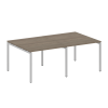 Metal System Quattro Переговорный стол (2 столешницы) на П-образном м/к 40БП.ПРГ-2.1 Вяз Благородный