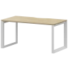 Стол на металлокаркасе НТМП.О-140 Баттл Рок/Белый 1400x730x750 Аргентум-МП