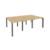 Onix Рабочая станция на П-образном м/к O.MP-D.RS-6.0.7 Тиквуд Светлый/Металл Антрацит 2340*1475*750