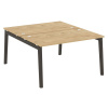 Onix Wood Рабочая станция OW.D.RS-2.3.8 Тиквуд Светлый/Дуб Темный/Металл Антрацит 1380*1635*750