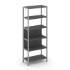 Shelf System Односекционный стеллаж пятиярусный SN.STM-511 Антрацит/Металл Серый 810*400*1980