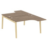 Onix Wood Рабочая станция OW.D.SA-3 Дуб Аризона/Дуб Светлый/Металл Белый 1380*2395*750 (1635/460)