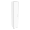 Onix Шкаф высокий узкий левый O.SU-1.10 R (L) white Белый Бриллиант/Стекло White 400*420*1977