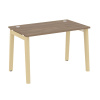 Onix Wood Стол письменный OW.SP-2.7 Дуб Аризона/Дуб Светлый/Металл Белый 1180*720*750