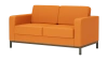 Диван двухместный Руум Domus nectarine