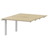 Модуль двойной на металлокаркасе НТМП.ПО.Б2-120Э Баттл Рок/Белый 1200x1496x750 Аргентум-МП