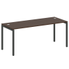 Metal System Quattro Стол письменный на П-образном м/к 40БП.СП-5 Венге Цаво/Металл Антрацит 1800*720