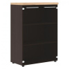 Шкаф со стеклянными дверьми и топом AMC 85.7 850х456х1201