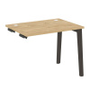 Onix Wood Стол-приставка OW.SPR-1.7 Тиквуд Светлый/Дуб Темный/Металл Антрацит 980*720*750