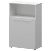 Шкаф средний с нишей СМШ38.28F(Б) Белый 792x380x1190 Кортез