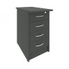 Riva Тумба приставная с фолдингом (4 ящика, с замком) А.ТП-4.2F-S 412*720*750