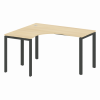 Metal System Стол криволинейный левый на П-образном м/к БП.СА-3 (L) 1400*12