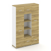 Concept Набор №531.U CN.STUN-531 W Дуб Винченцо/Белый Бриллиант/Металл Белый 1252*420*1922