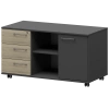 Креденция левая KZT-62L Кронберг/Графит 1200x568x648 Кортез