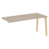 Onix Wood Стол-приставка OW.SPR-4.7 Дуб Аттик/Дуб Светлый/Металл Белый 1580*720*750