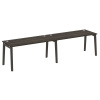 Onix Wood Рабочая станция OW.RS-2.4.7 Дуб Мали/Дуб Темный/Металл Антрацит 3160*720*750