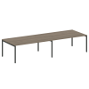 Metal System Quattro Переговорный стол (2 столешницы) на П-образном м/к 40БП.ПРГ-2.5 Вяз Благородный