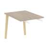 Onix Wood Direct Брифинг-приставка OW.BR-9 Дуб Аттик/Дуб Светлый/Металл Белый 980*720*750