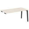 Onix Wood Стол-приставка OW.SPR-4.8 Денвер Светлый/Дуб Темный/Металл Антрацит 1580*800*750
