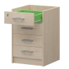 Корпус тумбы приставной АТ-05 Бук 440x450x740 Арго