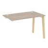Onix Wood Стол-приставка OW.SPR-2.7 Дуб Аттик/Дуб Светлый/Металл Белый 1180*720*750