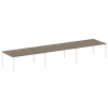 Metal System Quattro Переговорный стол (3 столешницы) на П-оразном м/к 50БП.ПРГ-3.5 Вяз Благородный/