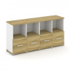 Concept Шкаф 4 узкие секции, 2 ниши CN.STU-241 W 1668*4