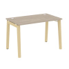 Onix Wood Стол письменный OW.SP-2.7 Дуб Аттик/Дуб Светлый/Металл Белый 1180*720*750