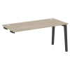 Onix Wood Стол-приставка OW.SPR-4.7 Дуб Аттик/Дуб Темный/Металл Антрацит 1580*720*750