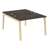 Onix Wood Рабочая станция OW.D.RS-2.2.8 Дуб Мали/Дуб Светлый/Металл Белый 1180*1635*750