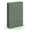 Concept Шкаф 3 узкие секции, 5 ниш CN.STU-532 A Кобо/Антрацит/Металл Антрацит 1252*420*1922