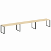 Metal System Рабочая станция на 3 места на О-образном м/к БО.СМ-3.5 5400*72