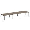 Metal System Quattro Переговорный стол (3 столешницы) на П-оразном м/к 50БП.ПРГ-3.4 Вяз Благородный/