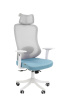 Кресло для персонала CHAIRMAN CH563 белый бирюзовый