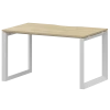 Стол на металлокаркасе НТМП.О-120 Баттл Рок/Белый 1200x730x750 Аргентум-МП