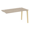 Onix Wood Стол-приставка OW.SPR-3.7 Дуб Аттик/Дуб Светлый/Металл Белый 1380*720*750