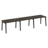 Onix Wood Рабочая станция OW.RS-3.2.8 Дуб Мали/Дуб Темный/Металл Антрацит 3540*800*750