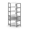 Shelf System Односекционный угловой стеллаж пятиярусный SN.STMU-511 Белый/Металл Антрацит 810*810*19