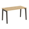 Onix Wood Стол письменный OW.SP-3.7 Тиквуд Светлый/Дуб Темный/Металл Антрацит 1380*720*750