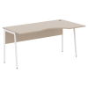 Стол прямой СА-1P(R) Мокачино/Белый 1600х900х755 IMAGO PLUS