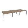 Onix Рабочая станция на П-образном м/к O.MP-D.RS-6.3.8 Дуб Аризона/Металл Антрацит 4140*1635*750