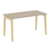 Onix Wood Стол письменный OW.SP-3.7 Дуб Аттик/Дуб Светлый/Металл Белый 1380*720*750