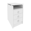 Style Тумба приставная с фолдингом Л.ТП-4.1F Белый 420*600*750