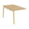 Onix Wood Наборный эл. раб. станции OW.2.NRS-0.7 Тиквуд Светлый/Дуб Светлый/Металл Белый 780*1475*75
