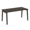 Onix Wood Direct Стол руководителя OW.SRR-4.8 Дуб Мали/Дуб Темный/Металл Антрацит 1580*800*750