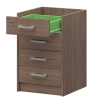 Корпус тумбы приставной АТ-05 Темный шимо 440x450x740 Арго
