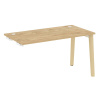 Onix Wood Стол-приставка OW.SPR-3.7 Тиквуд Светлый/Дуб Светлый/Металл Белый 1380*720*750