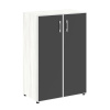 Yalta Шкаф LT.ST-2.4 R black Снежная Патина/Стекло Black 800*450*1195
